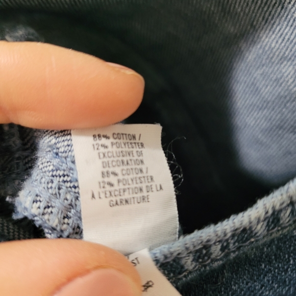 Baggy Overall Shorts with Embroidery - Picture 7 of 7